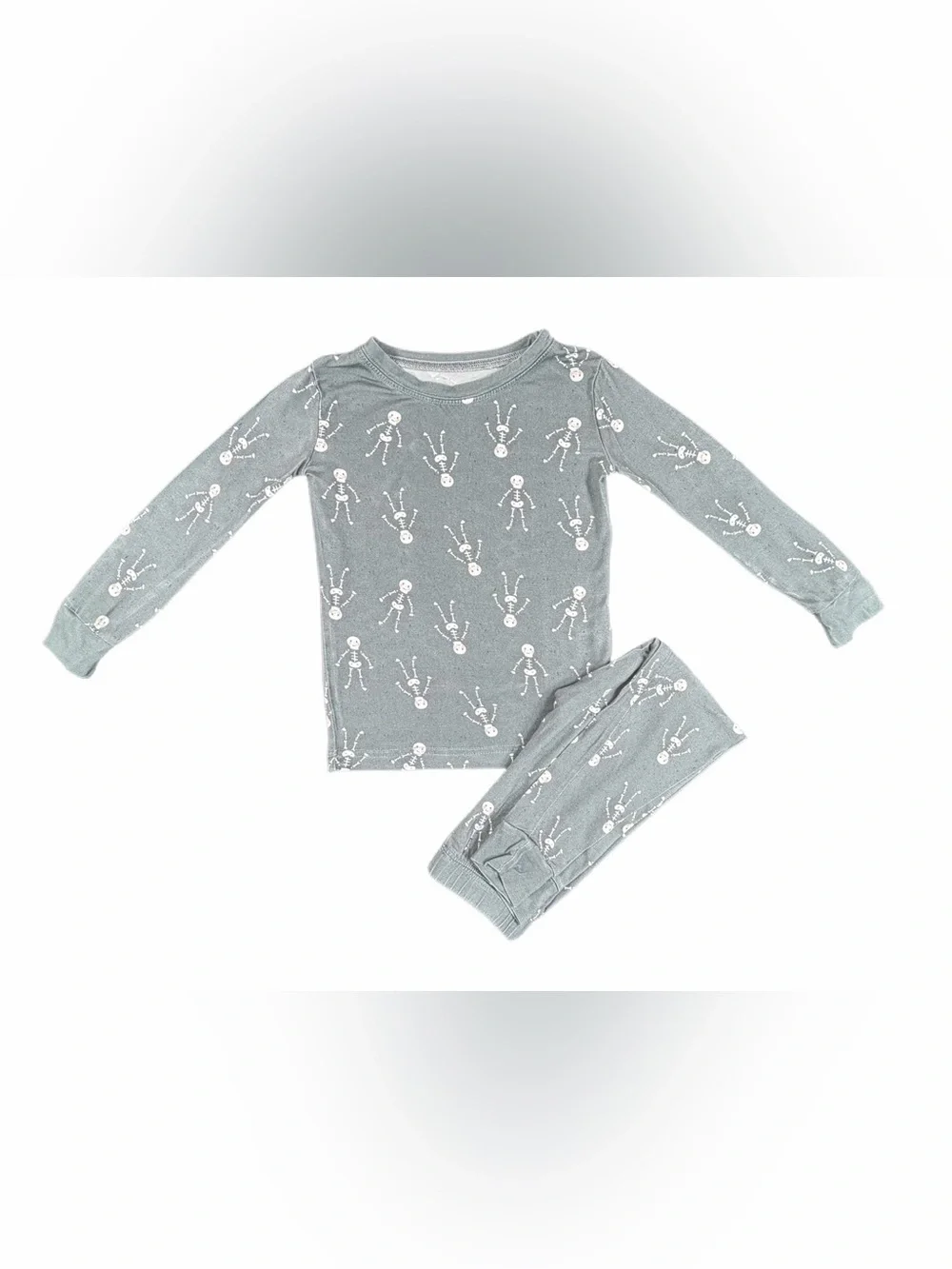 LITTLE ONE SHOP Skeleton Squad Halloween Bamboo Pajama Set - 2T